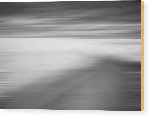 Abstract Wood Print featuring the digital art On the Back Road X by Jon Glaser