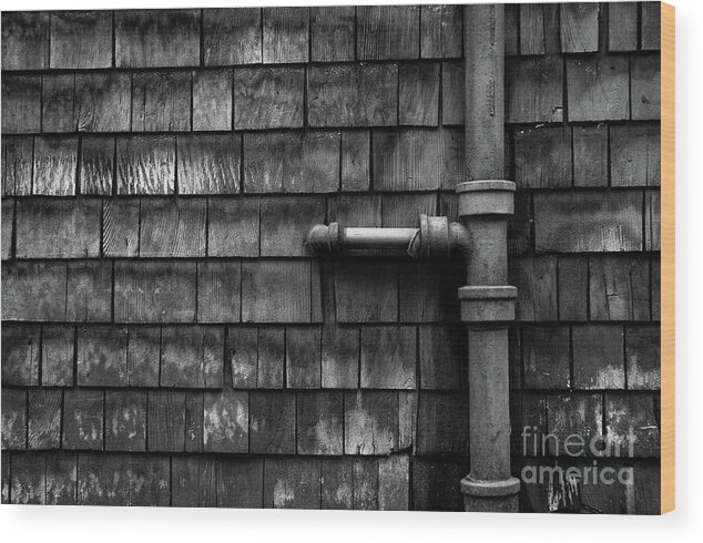 Pipe Wood Print featuring the photograph Pipe Dream by David Hillier