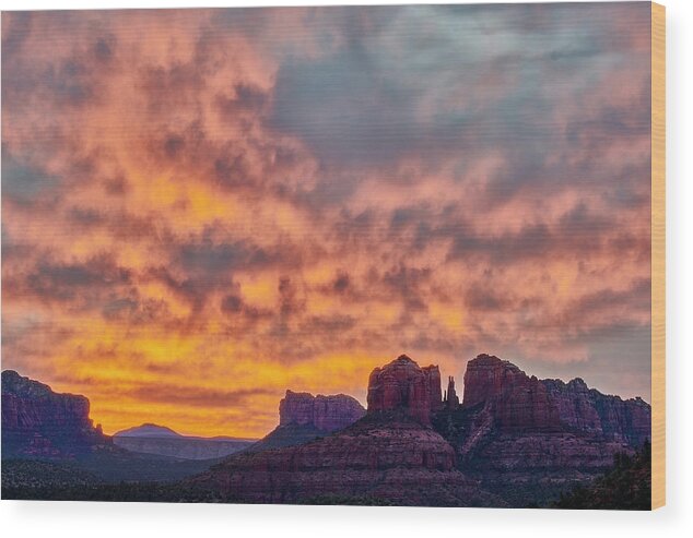 Sedona Wood Print featuring the photograph Red Rock in the Morning by Jon Glaser