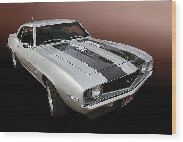 69 Wood Print featuring the photograph S S Camaro by Bill Dutting