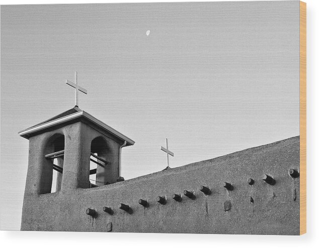 San Francisco De Asis Mission Church Wood Print featuring the photograph San Francisco de Asis Mission Church 7 by Lou Novick