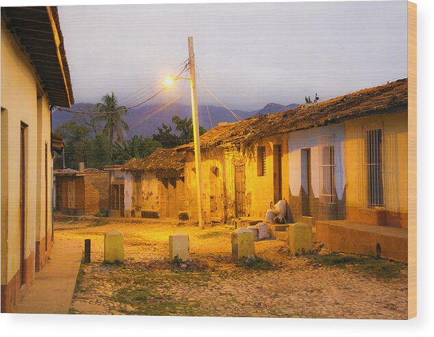 Cuba Wood Print featuring the photograph Trinidad Morning by Marla Craven