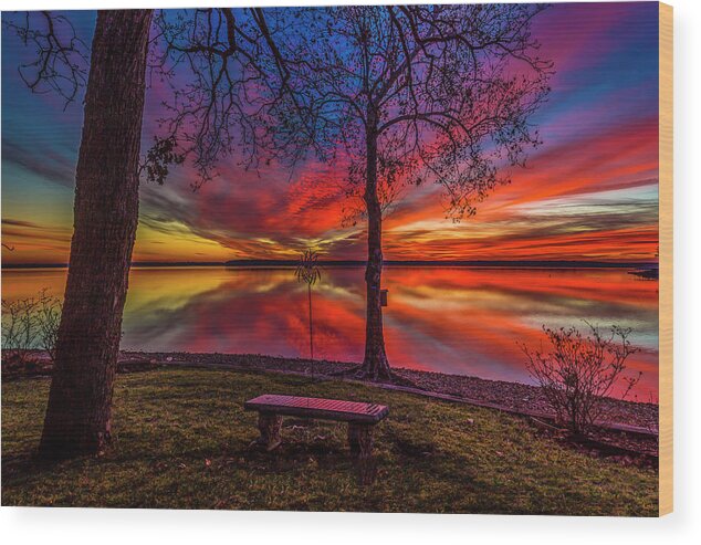 Sunrise Wood Print featuring the photograph Morning Glory by David Wagenblatt