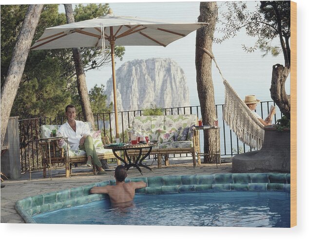 1980-1989 Wood Print featuring the photograph Ricardo Bolliger by Slim Aarons