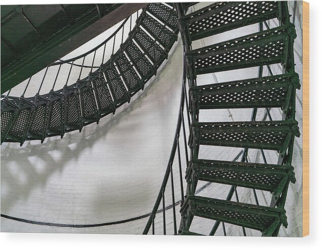 East Coast Wood Print featuring the photograph Stairs 3 by Joye Ardyn Durham