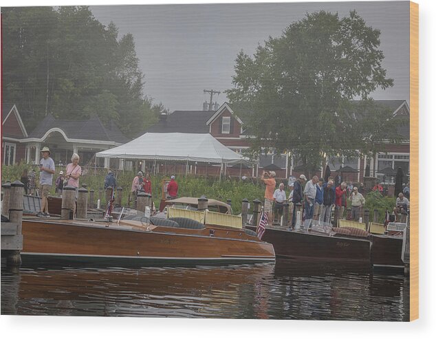 Boat Wood Print featuring the photograph Gull Lake #128 by Steven Lapkin