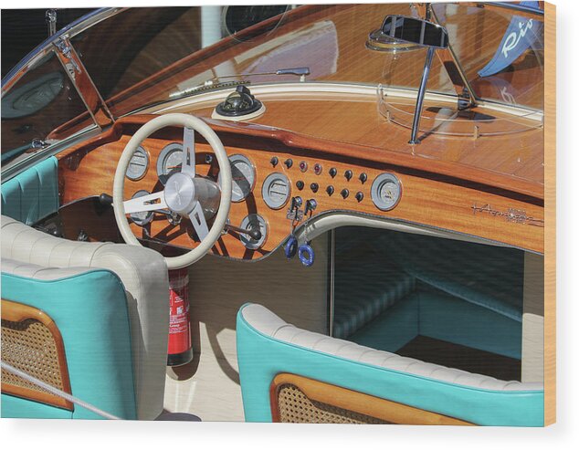 Boat Wood Print featuring the photograph Tahoe 5528 use discount code SGVVMT at discount by Steven Lapkin