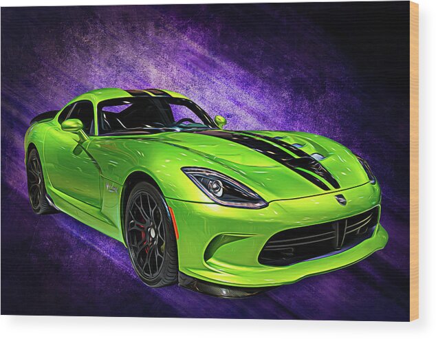 Art Wood Print featuring the photograph Viper by Rick Deacon