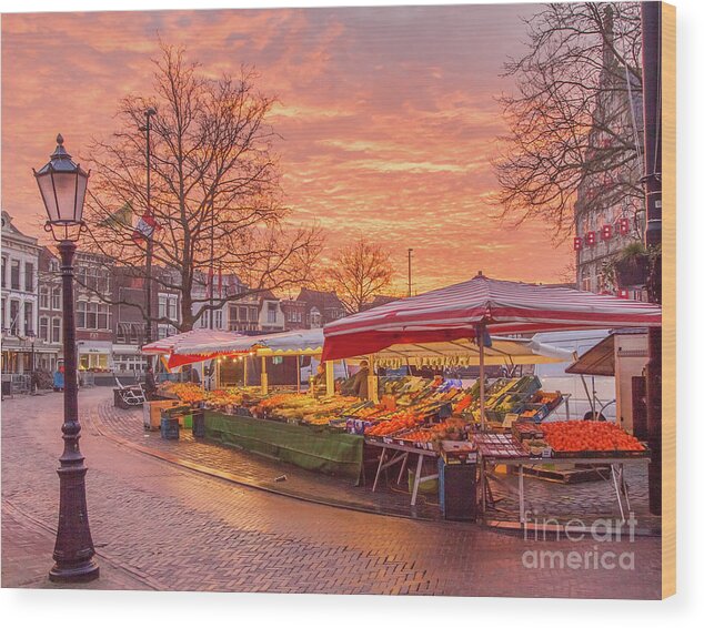 Early Morning Wood Print featuring the photograph Good morning Gouda-2 by Casper Cammeraat