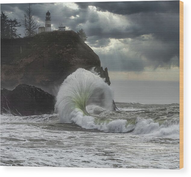 Cape Wood Print featuring the photograph Cape Disappointment by Thomas Hall