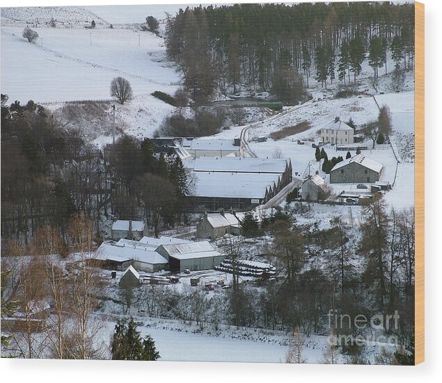 Whisky Wood Print featuring the photograph Cragganmore Distillery - Speyside by Phil Banks