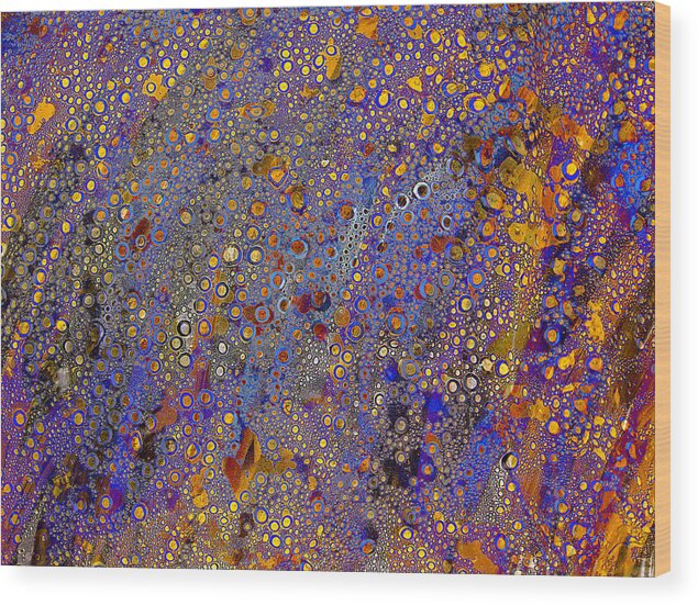 Abstract Wood Print featuring the photograph Klimtaroo by Matt Cegelis