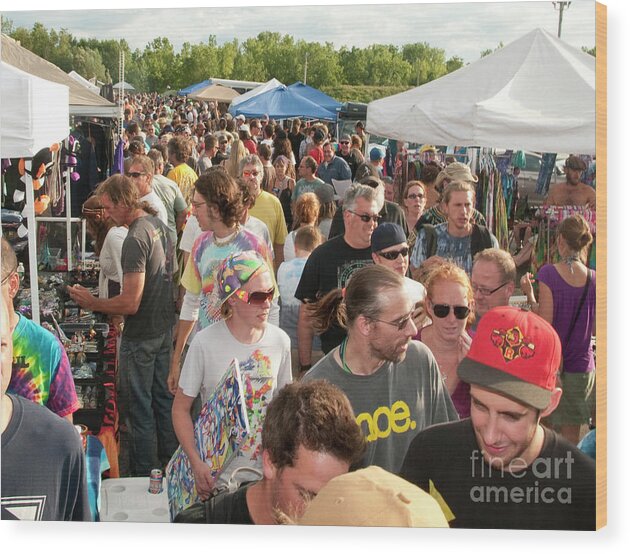 2011 Wood Print featuring the photograph Furthur at CMAC in Canadaigua #2 by David Oppenheimer