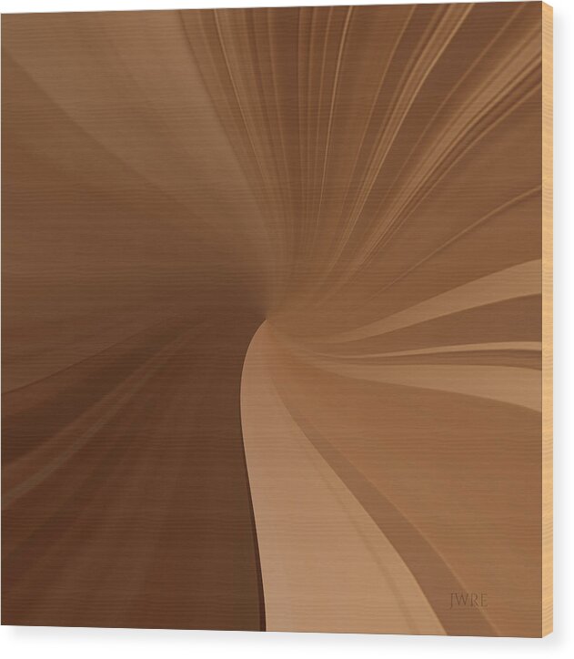 Coffee Wood Print featuring the digital art Coffee 2 by John Emmett