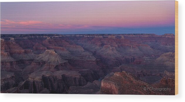 Grand Canyon Wood Print featuring the photograph Days End Arizona by Preston Fiorletta