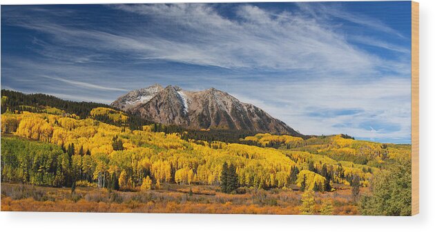 Colorado Wood Print featuring the photograph Fresh Air by Darren White