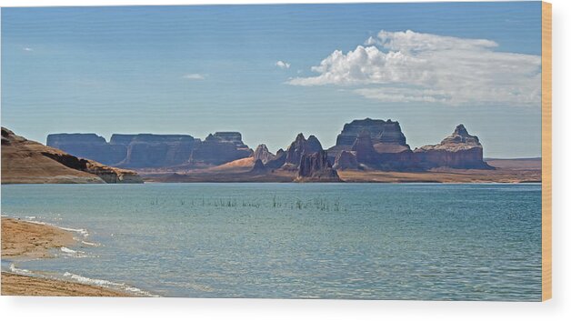 Lake Powell Wood Print featuring the photograph Lake Powell by Angie Schutt