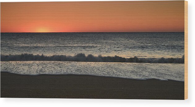 Jersey Shore Wood Print featuring the photograph Rising To The Occasion - Jersey Shore by Angie Tirado