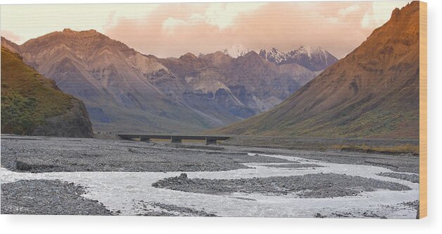Alaska Wood Print featuring the photograph Savage River by Jim Cook