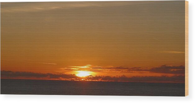  Wood Print featuring the photograph St. Lucia - Sunset by Nora Boghossian