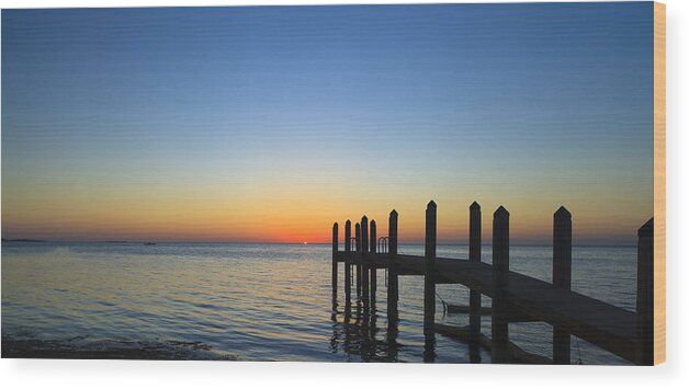 Bayfront Wood Print featuring the photograph Sunset in the Keys by Raul Rodriguez