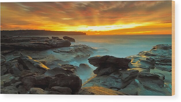 Waterscape Wood Print featuring the photograph Just Glorious by Mark Lucey