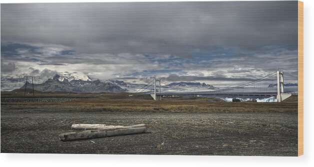 Iceland Wood Print featuring the photograph The Way The Wind Blows by Evelina Kremsdorf