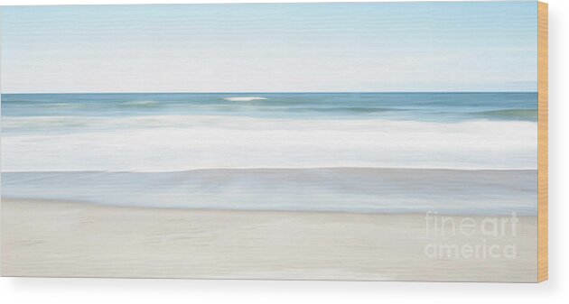 Beach Wood Print featuring the photograph Beach Abstract by Michael James