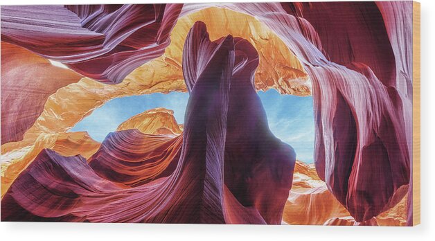  Wood Print featuring the photograph Canyon by Alex Mironyuk
