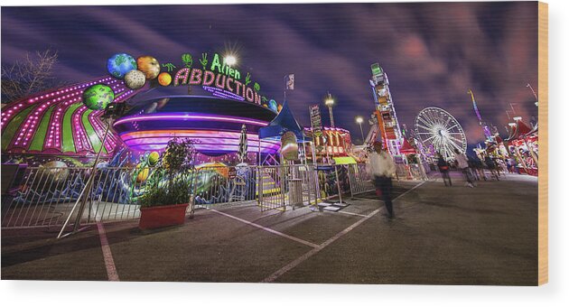 Houston Wood Print featuring the photograph Houston Texas Live Stock Show and Rodeo #2 by Micah Goff