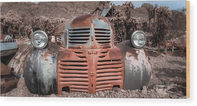 Arizona Wood Print featuring the photograph 1943 Chevy truck by Darrell Foster