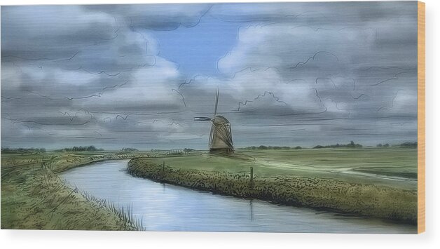 Holland Wood Print featuring the digital art Art - This Is Holland by Matthias Zegveld