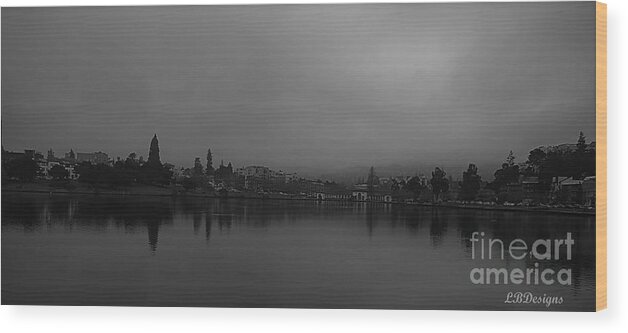  Timeless; Seasons; Spring; Summer; Autumn; Winter; Monumental; Aesthetic; Art; Nature; Photography; “signature Collection”; Lbdesigns; Color; “black And White” Wood Print featuring the photograph Winter Tour BW01 by LBDesigns