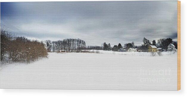 Northampton Wood Print featuring the photograph Winter Scenic #1 by HD Connelly