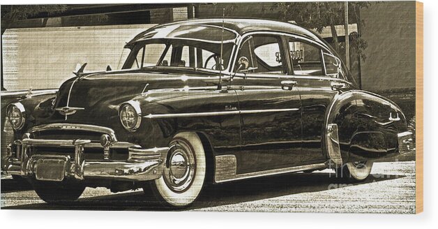 1950 Chevy Wood Print featuring the photograph 1950 Chevrolet by Gwyn Newcombe