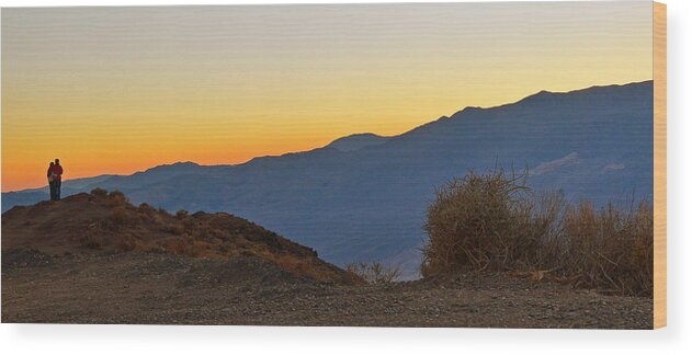  Wood Print featuring the photograph Sunset - Death Valley by Dana Sohr