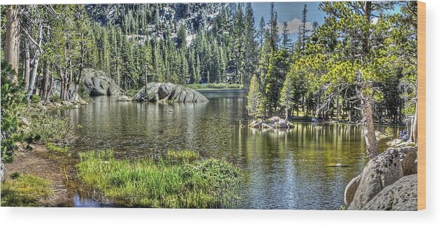 Lake Wood Print featuring the photograph Woods Lake 2 by SC Heffner