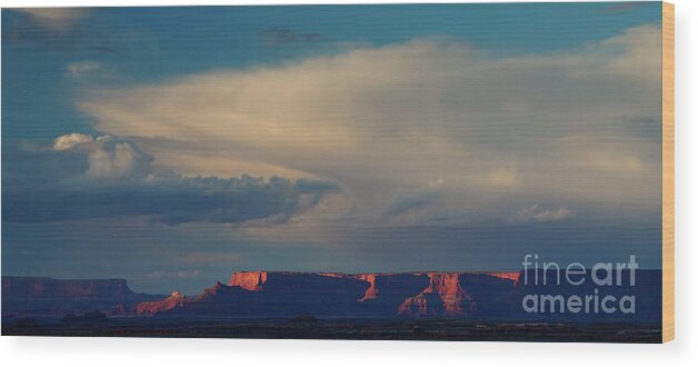 Southwest Photography Wood Print featuring the photograph Sunset at the Canyonlands by Keith Kapple
