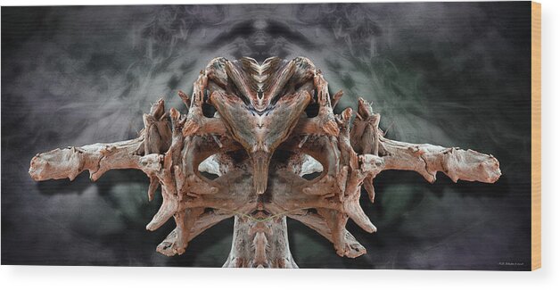 Alien Landscape Wood Print featuring the photograph Alien Landscape 2 by WB Johnston