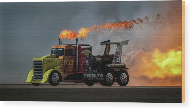 Fire Wood Print featuring the photograph Fire & Speed - Mcas Miramar Air Show by David H Yang