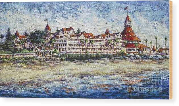 Sue Wood Print featuring the painting Hotel 2000 by Glenn McNary