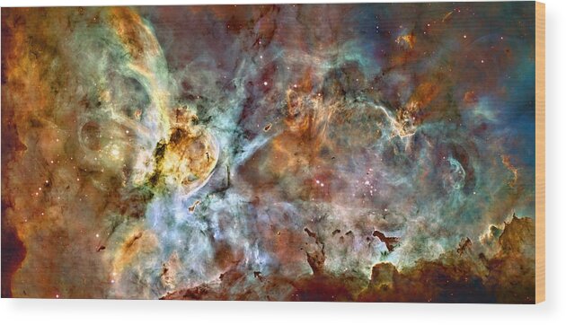  Carina Wood Print featuring the photograph The Carina Nebula by Ricky Barnard