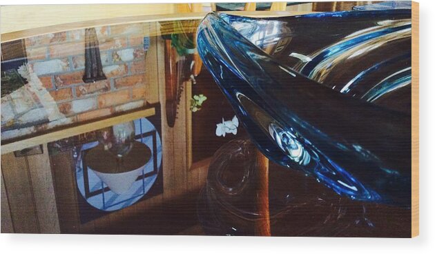 Reflection Wood Print featuring the photograph This is my house... by Kate Gibson Oswald