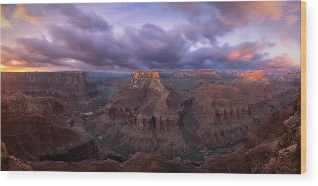 Grand Canyon Wood Print featuring the photograph Grand Canyon by Willa Wei