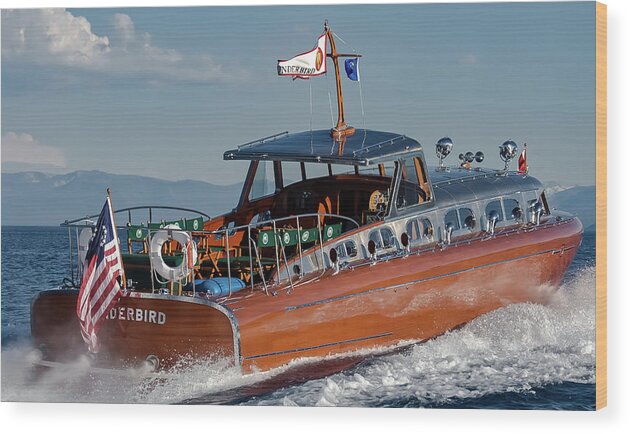 Boat Wood Print featuring the photograph Thunderbird #27 by Steven Lapkin