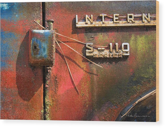 Automobile Wood Print featuring the photograph International S-110 by Dan Beauvais