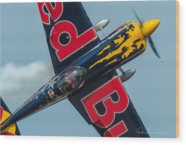 Aerobatic Wood Print featuring the photograph Kirby Chambliss 8577 by Dan Beauvais