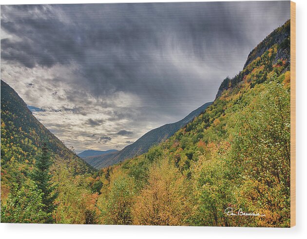 New England Wood Print featuring the photograph Crawford Notch 7315 by Dan Beauvais