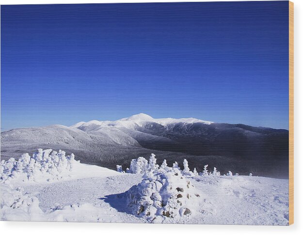 Mt Pierce Wood Print featuring the photograph Washington in White by Rockybranch Dreams