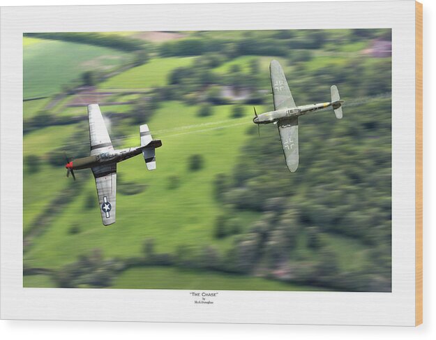 Army Wood Print featuring the digital art The Chase - Titled by Mark Donoghue